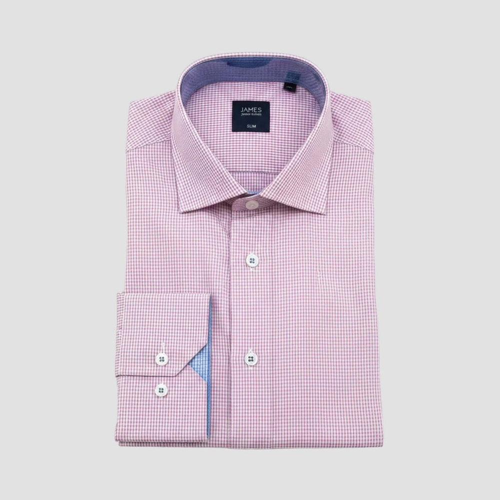 Pink Gingham Shirt