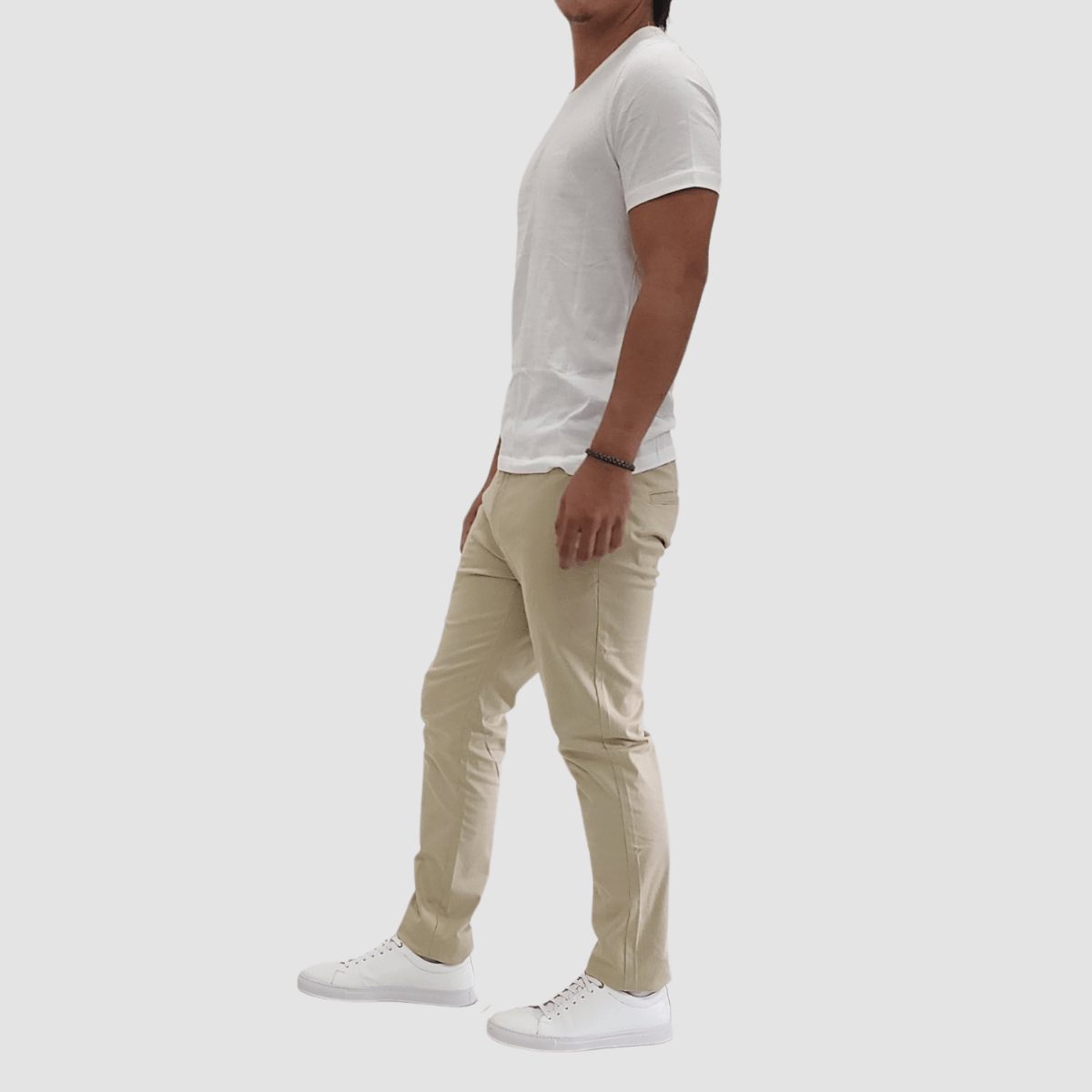Jenson Slim Fit Jim Chino Pant in Sand