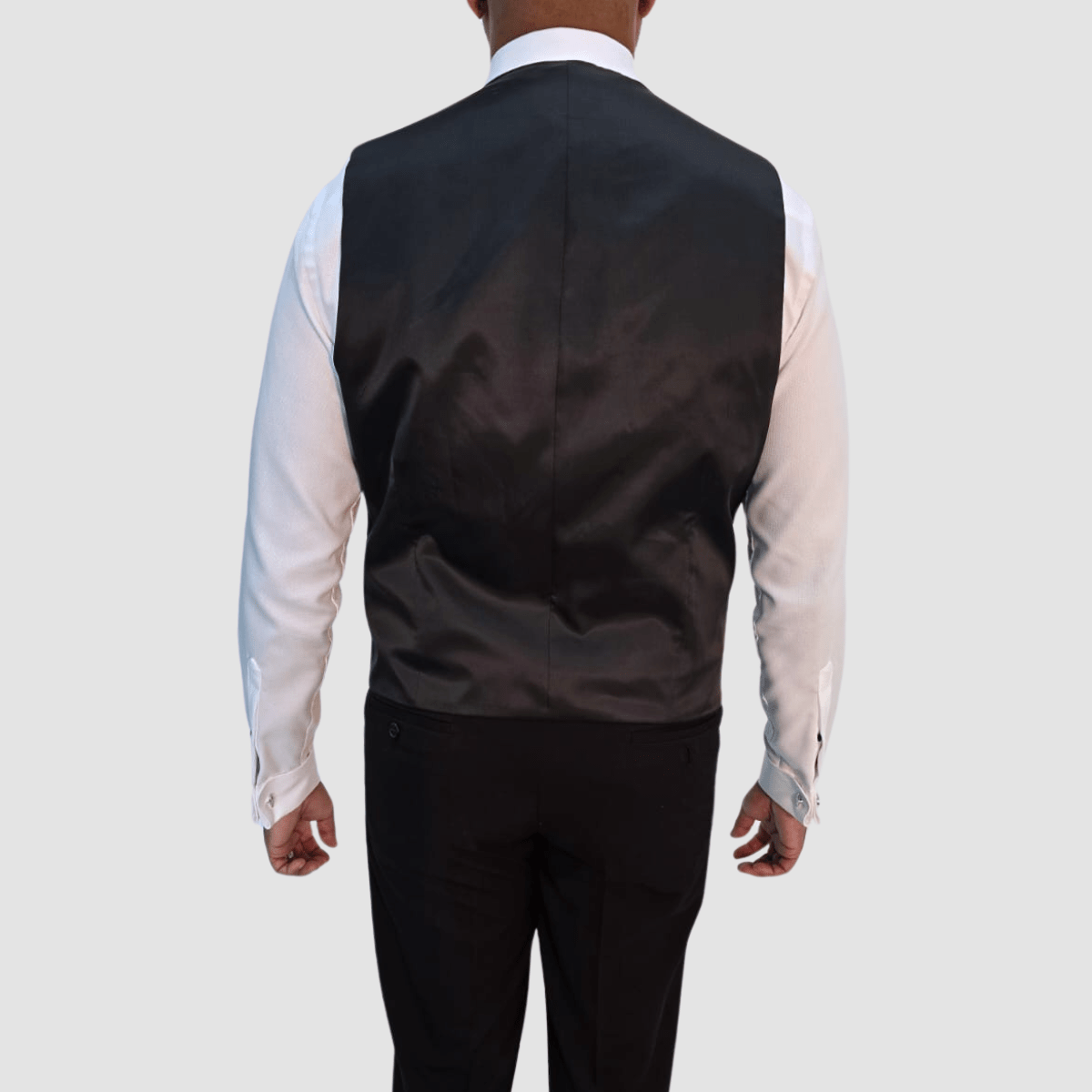 Jenson Mens Slim Fit Penn Vest in Black
