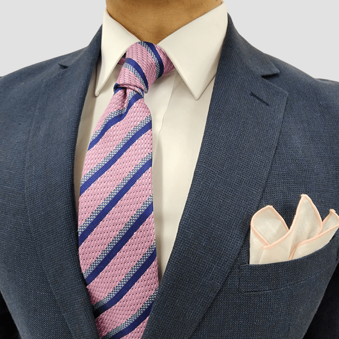 Jenson Mens Slim Fit Rosewood Sports Jacket in Navy