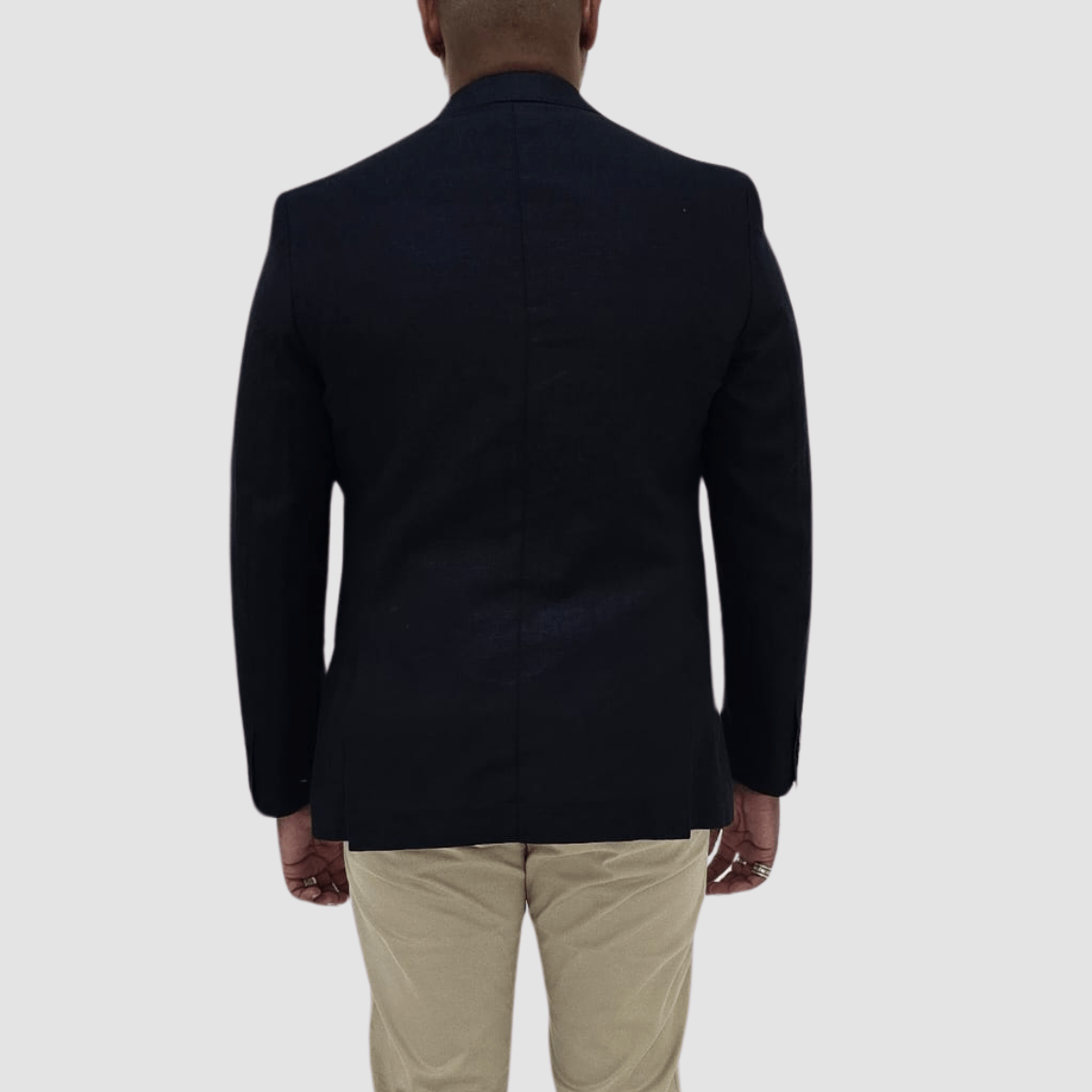 Jenson Mens Slim Fit Rosewood Sports Jacket in Navy