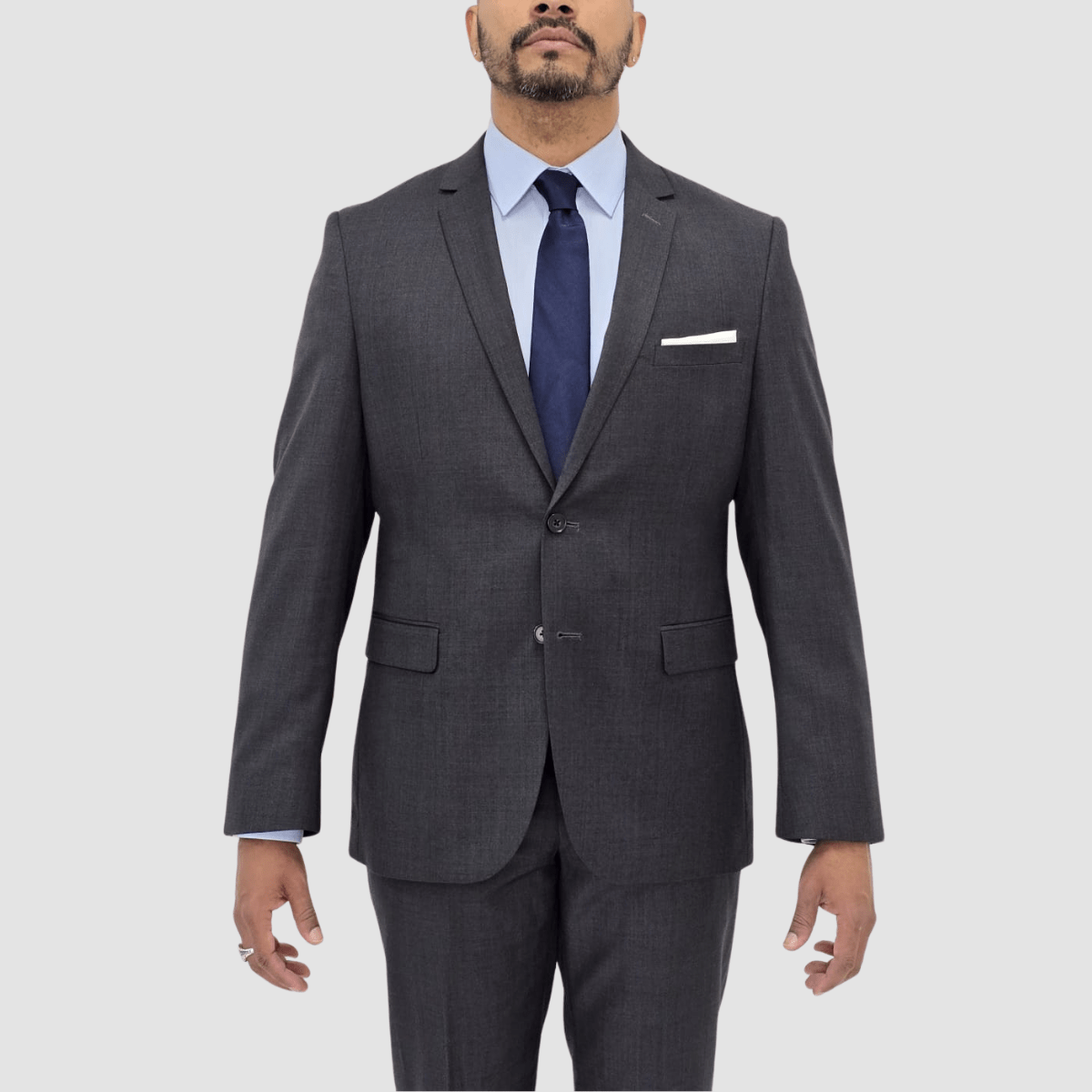 Jenson Slim Fit Penn Suit in Charcoal Grey