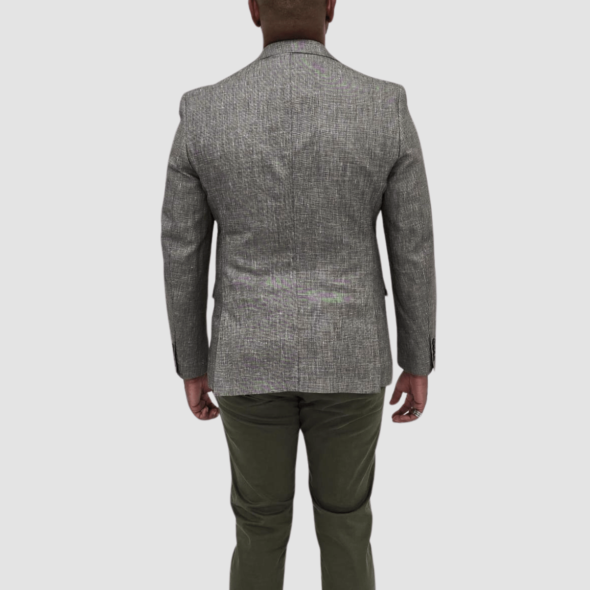 Jenson Mens Slim Fit Rosewood Sports Jacket in Olive