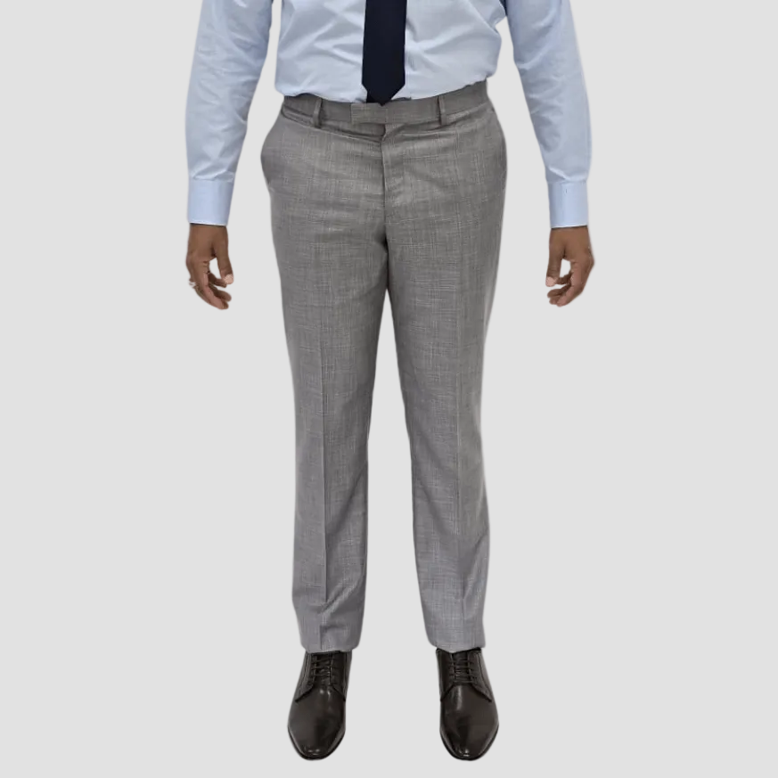 Jenson Slim Fit Penn Trousers in Grey