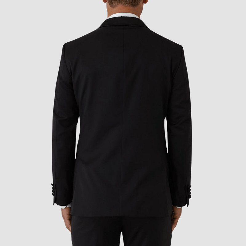 Joe Black slim fit riviera evening suit in black pure wool F6447