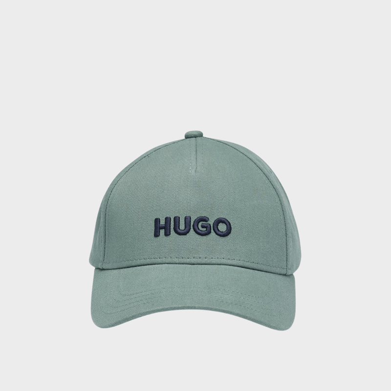 Hugo Boss Jude Embroidered Cap in Turquoise Green