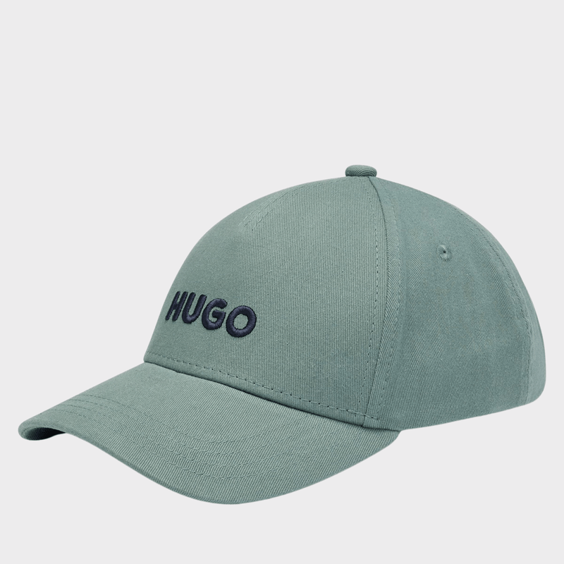 Hugo Boss Jude Embroidered Cap in Turquoise Green