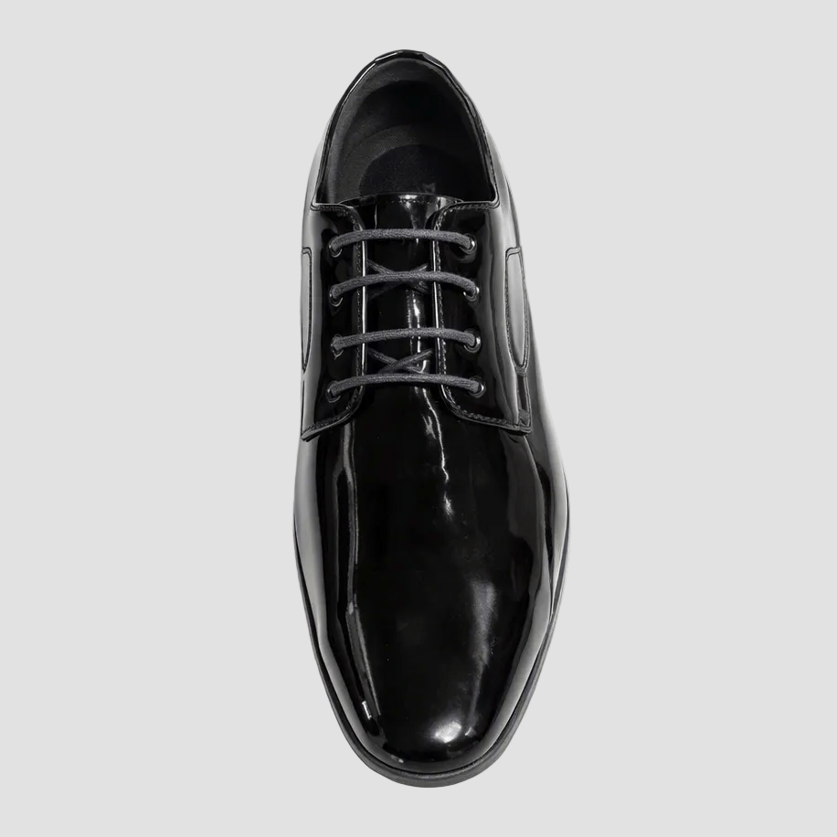 Multi-Fit Black Patent Lace Up Shoe by Martino Carolus