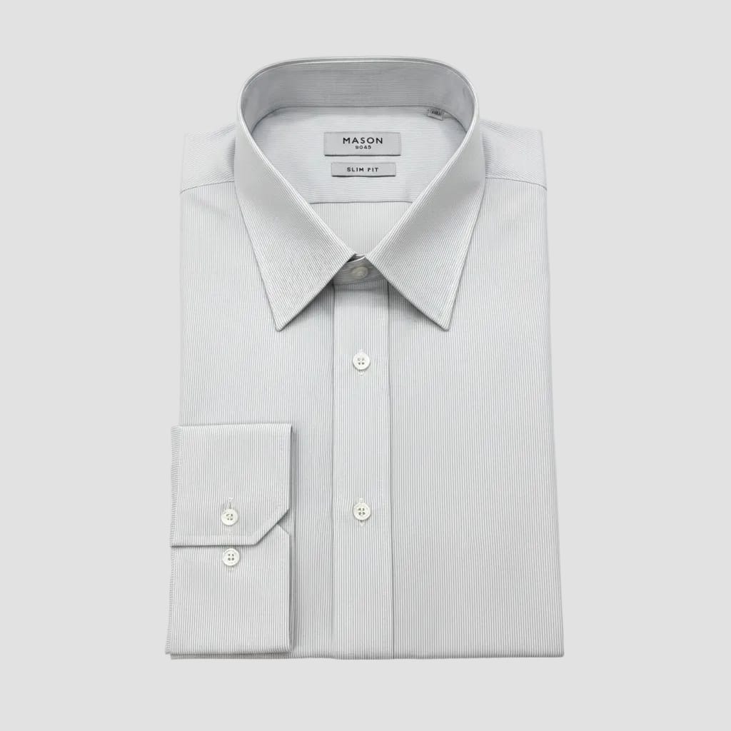 Mason Road grey stripe shirt