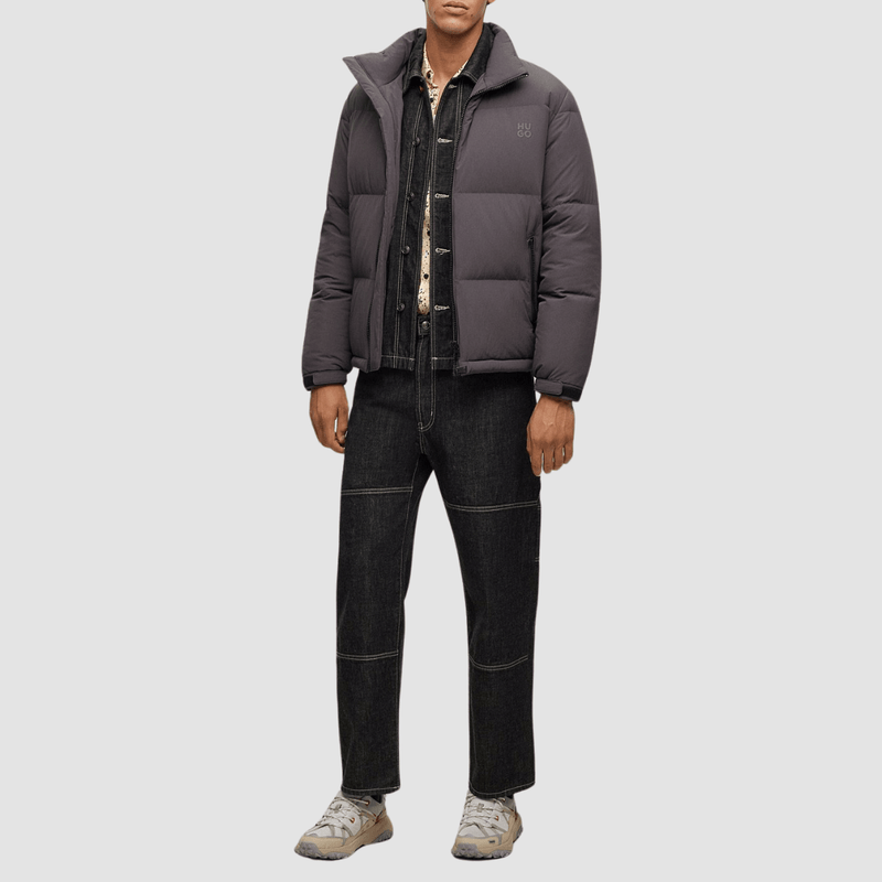 Hugo Boss Biron2341 Puffer Jacket in Grey