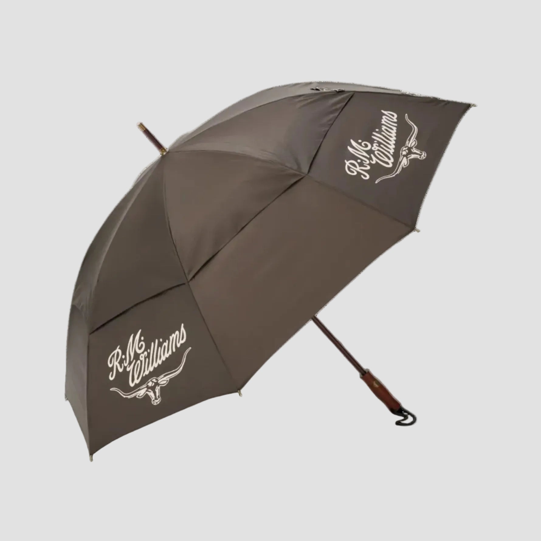 R.M. Williams Golf Umbrella in Chestnut- In Store Only