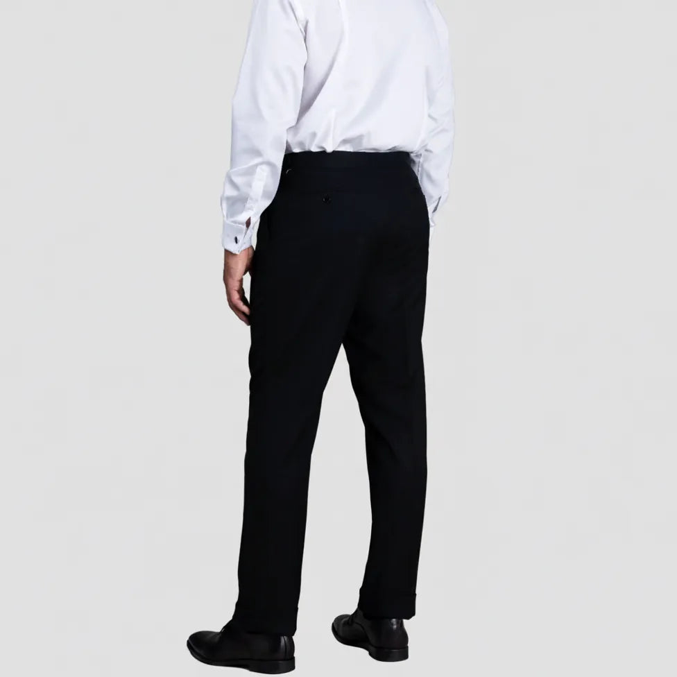 Rembrandt Evans Trouser in Jet Black