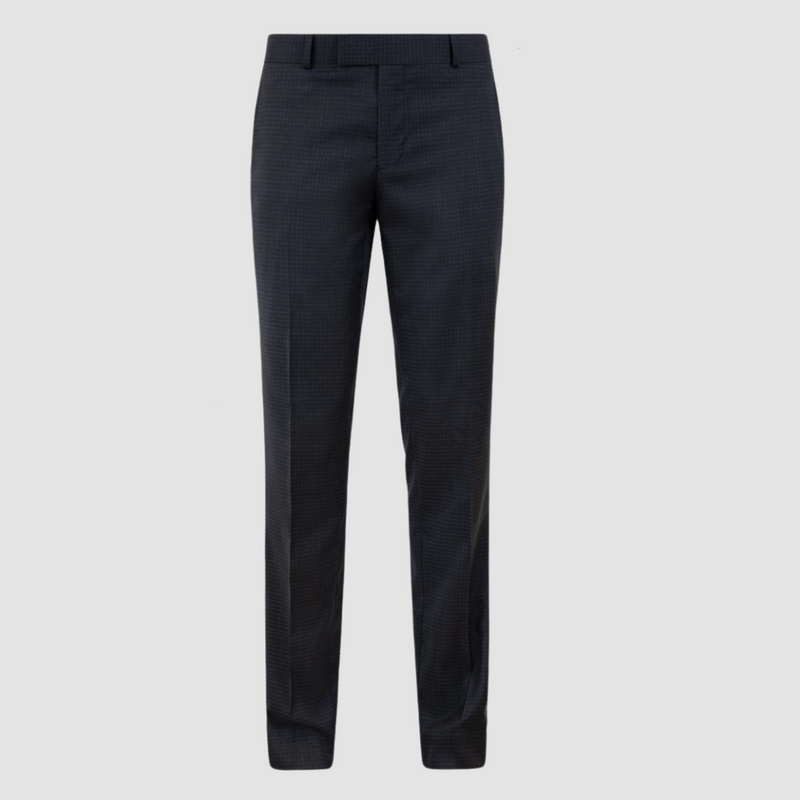 Rembrandt classic fit lotus mens suit trouser in charcoal texture