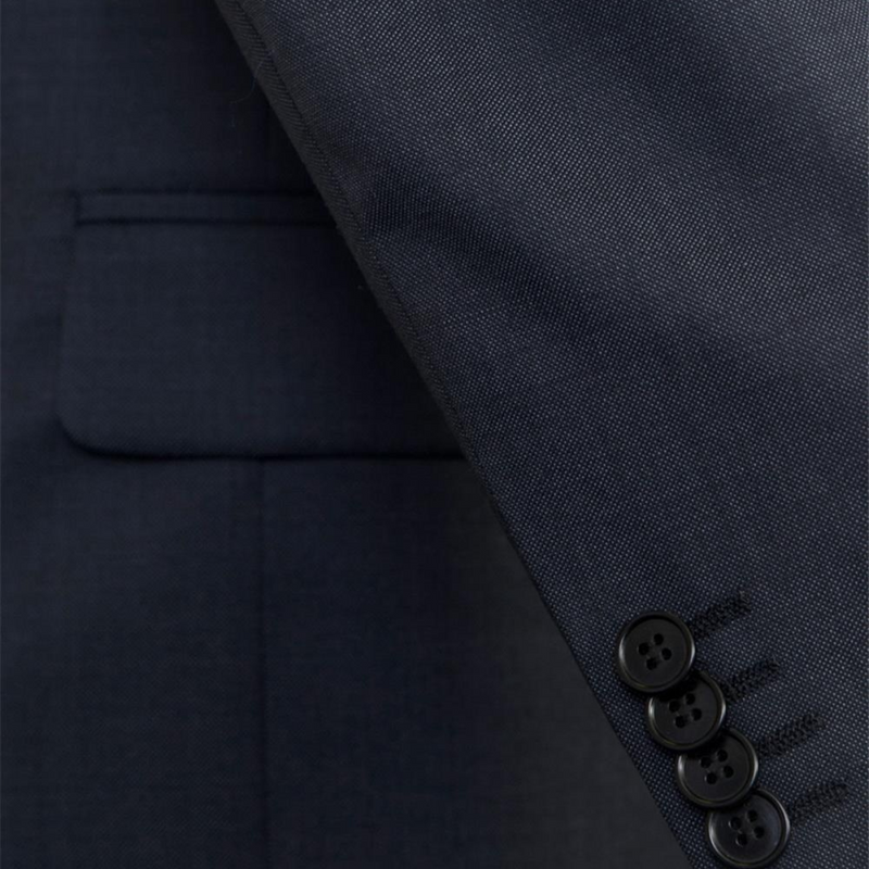 Rembrandt Classic Fit Cooper Suit in Steel Blue Pure Wool