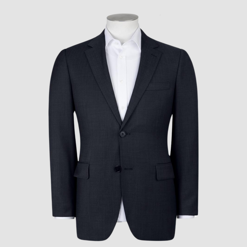 Rembrandt Classic Fit Cooper Suit in Steel Blue Pure Wool