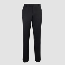 Rembrandt classic fit lotus mens suit trouser in black pure wool