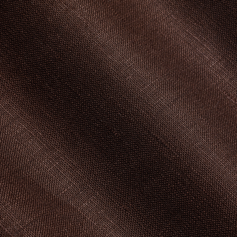 Fabric details of the Savile Row Tailored Fit Mens Abram Linen Suit in Brown