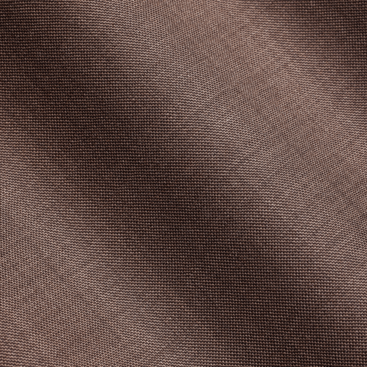Fabric detail of the Savile Row Tailored Fit Mens Abram Suit in Latte Brown Pure Wool