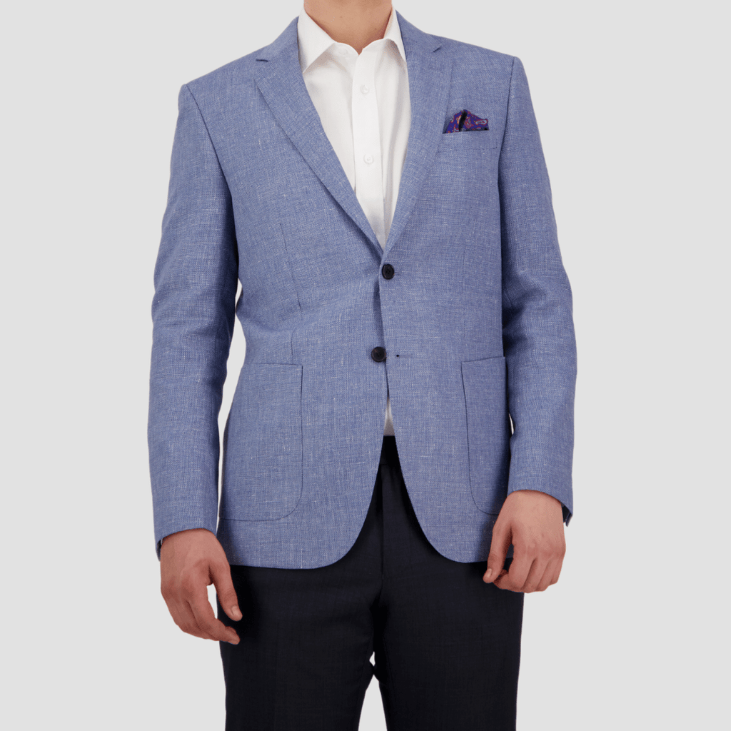 Light blue clearance mens sports jacket