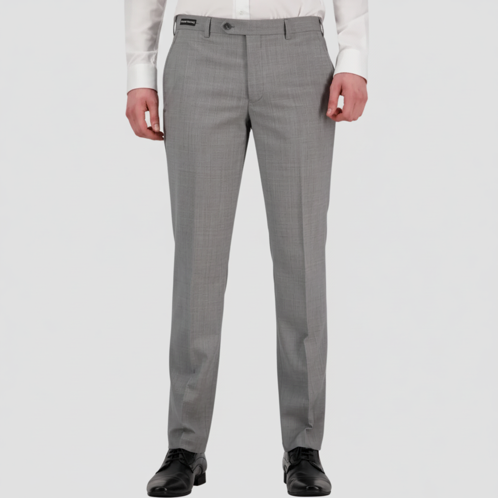 Chrome classic fit performance suit trouser by Savile Row.