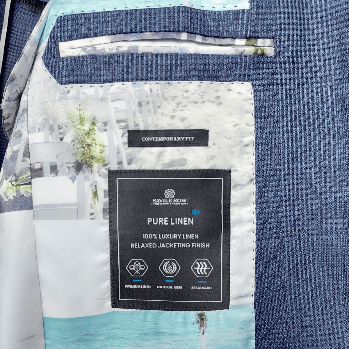 Abram Sports Jacket in Navy by Savile Row