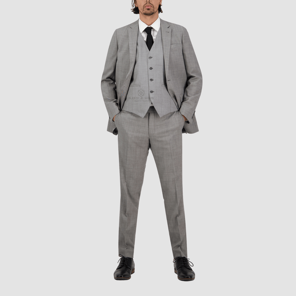 mens light grey suit the abram suit 