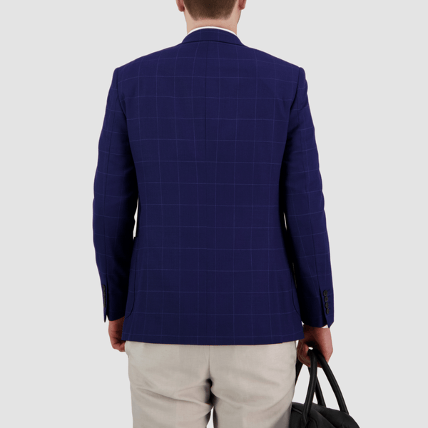 Savile Row Slim Fit Asher Sports Jacket in Navy