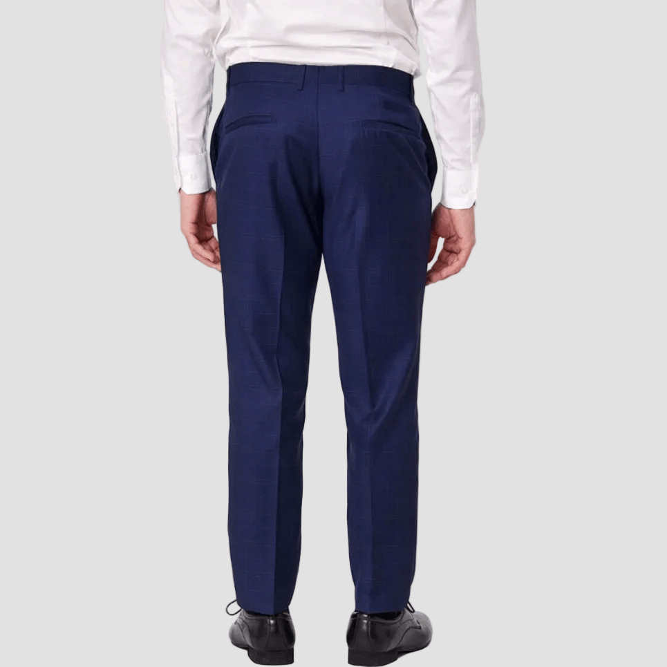 Slim fit Jesse suit trousers in navy by Savile Row.