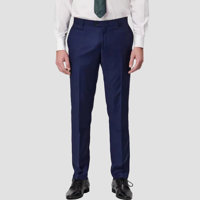 Slim fit Jesse suit trousers in navy by Savile Row.