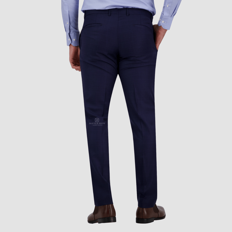 the back of the jesse tailored fit mens suit pant