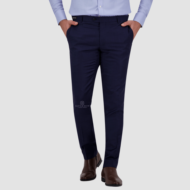 tailored fit men navy suit trouser the jesse in FW1 fabric