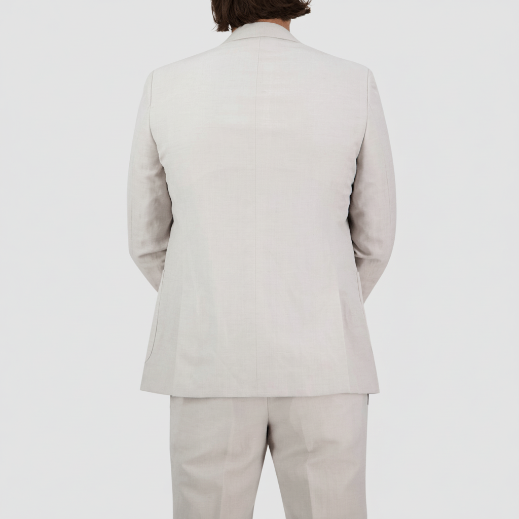 Salt tailored linen‑blend suit by Savile Row with a soft linen finish.