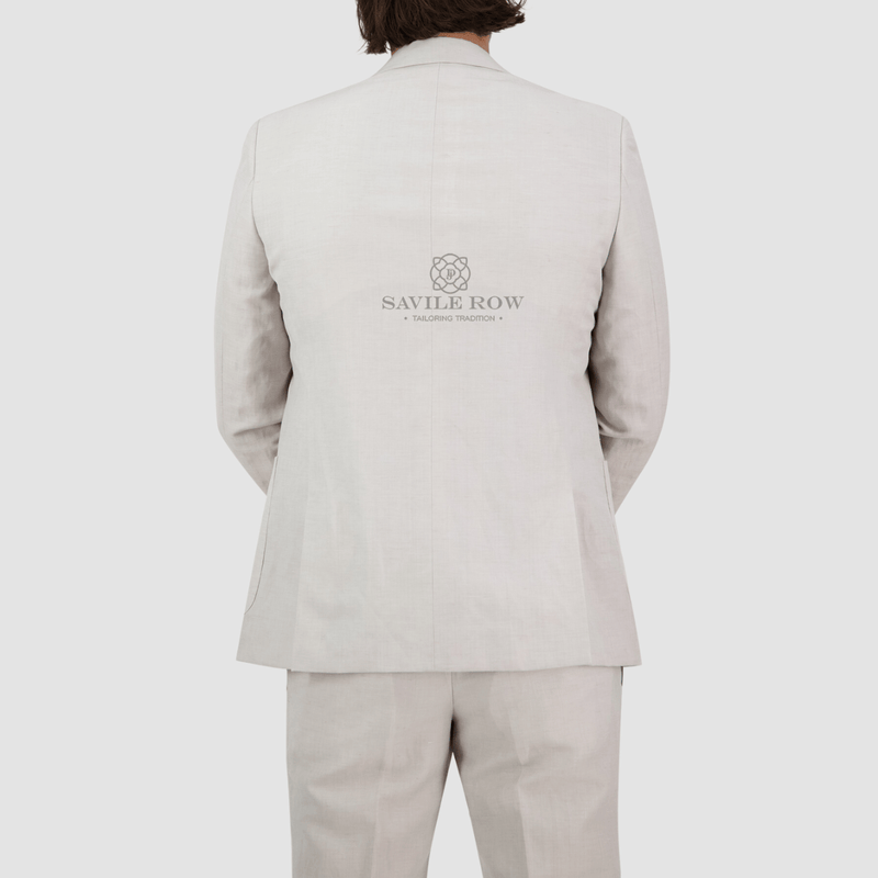 Mens Suits Savile Row Tailored Fit Mens Asher Suit in Salt Grey