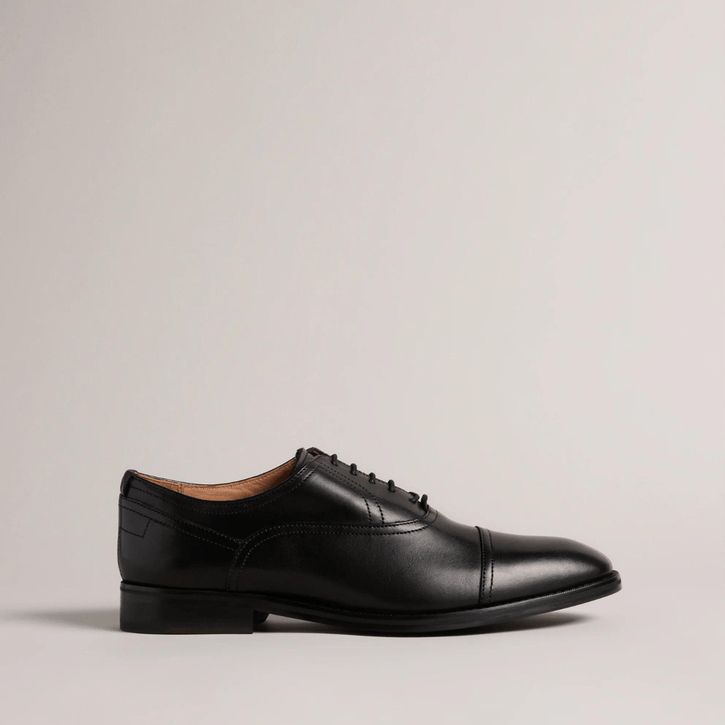 Ted Baker Carlen Mens Leather Oxford Shoes in Black Mens Suit Warehouse Melbourne