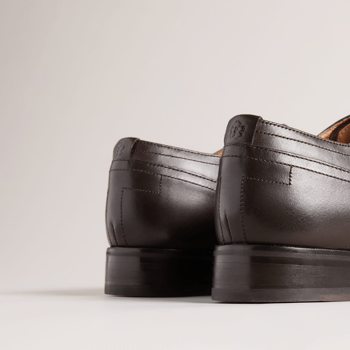 Ted Baker Carlen Mens Leather Oxford Shoes in Brown