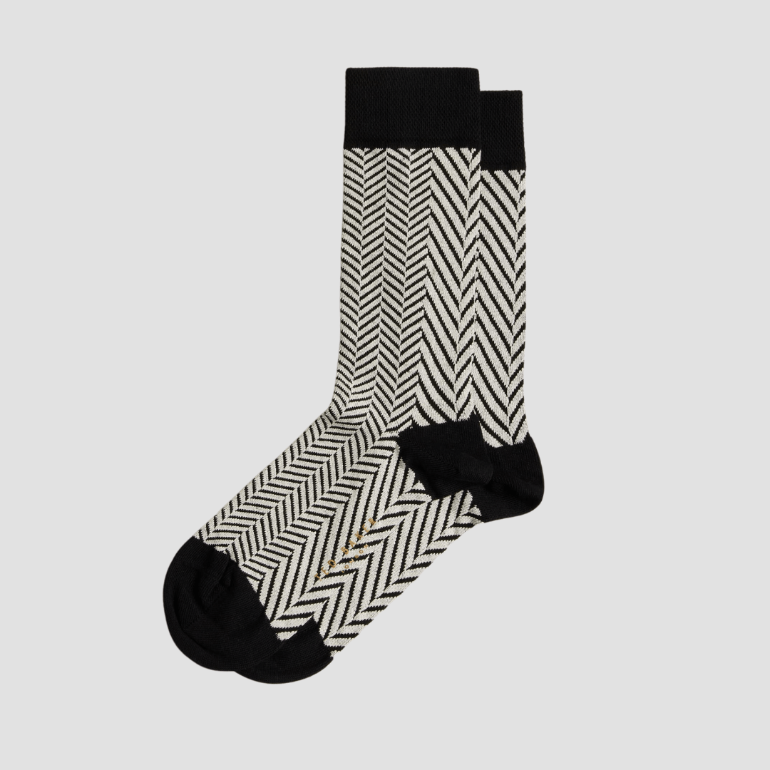 Ted Baker Cloudey Men's Organic Cotton Socks in Black