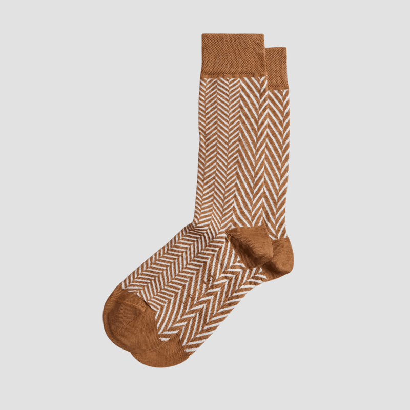 Ted Baker Cloudey Men's Organic Cotton Socks in Natural