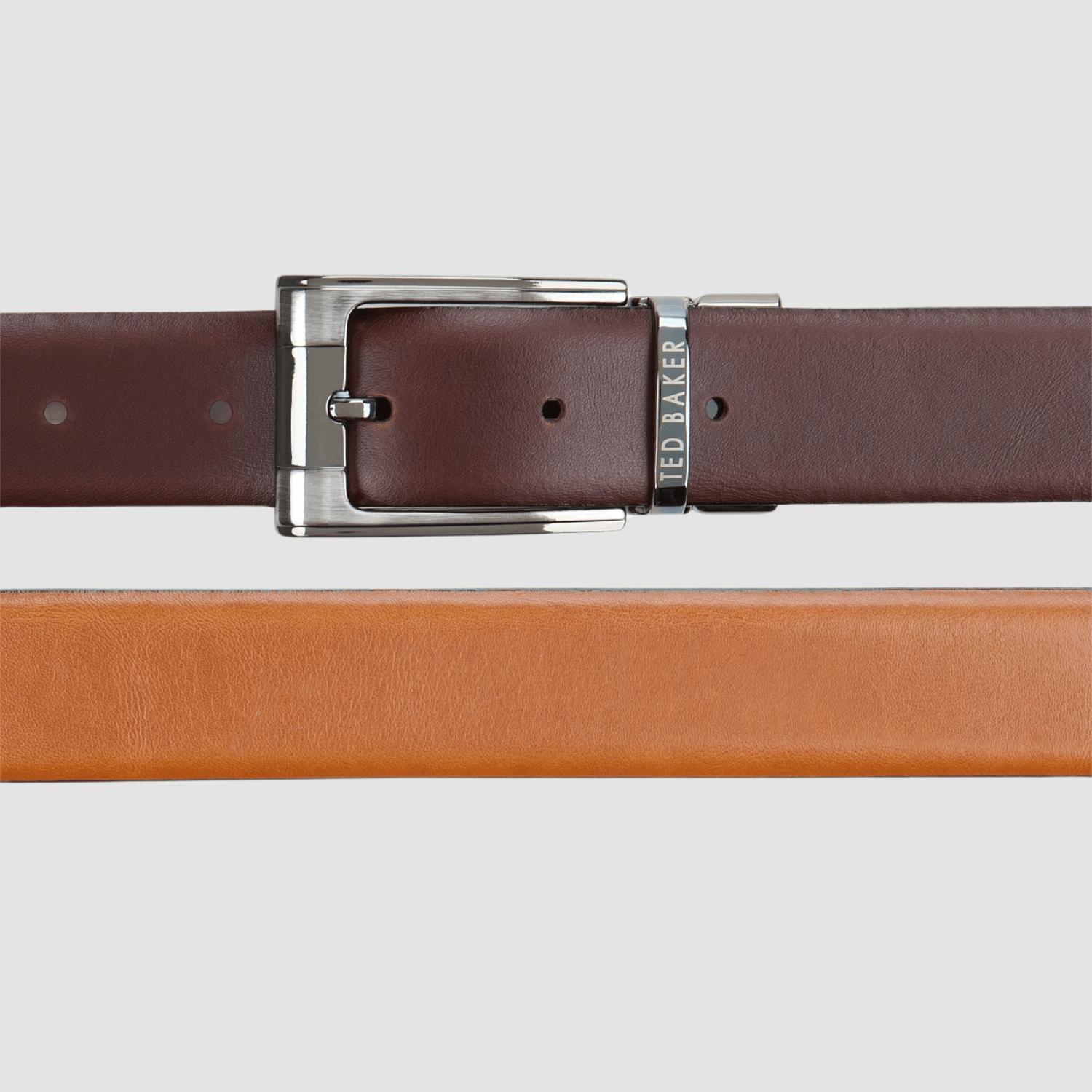 Ted Baker Crafti Reversible Leather Belt in Tan