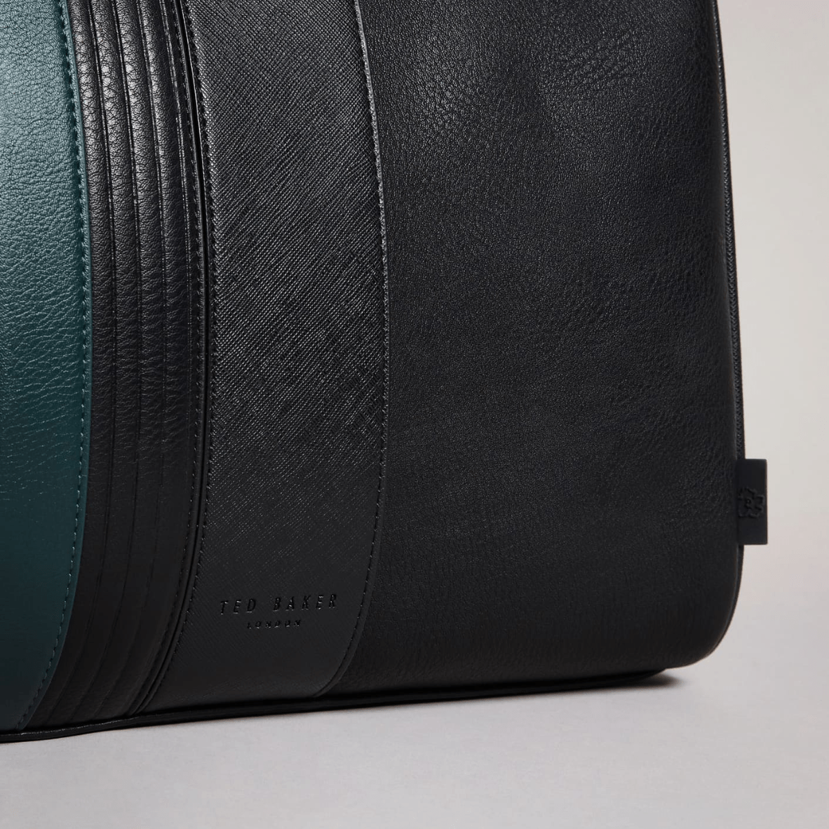 Ted Baker Evyday Holdall Bag in Black and Teal