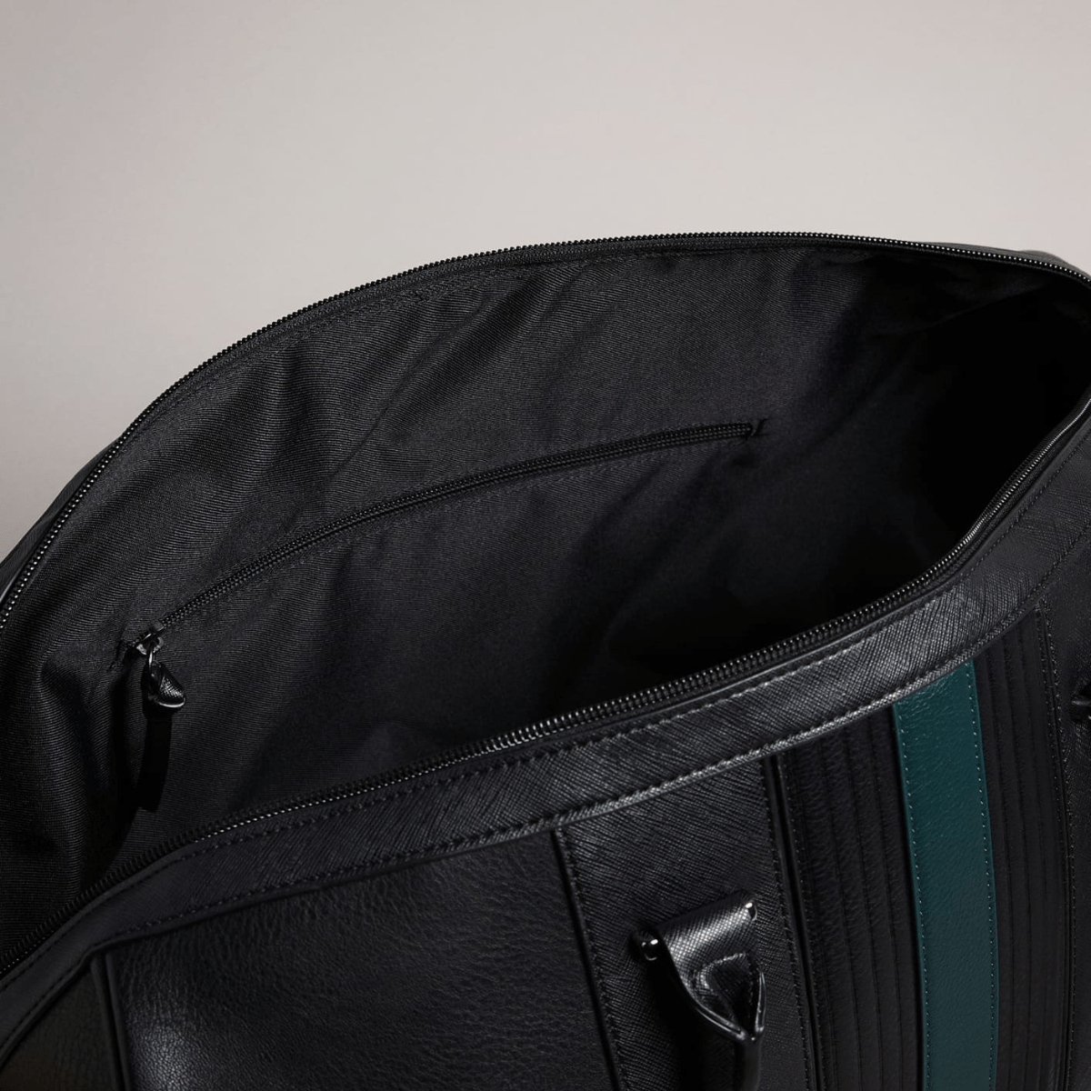 Ted Baker Evyday Holdall Bag in Black and Teal