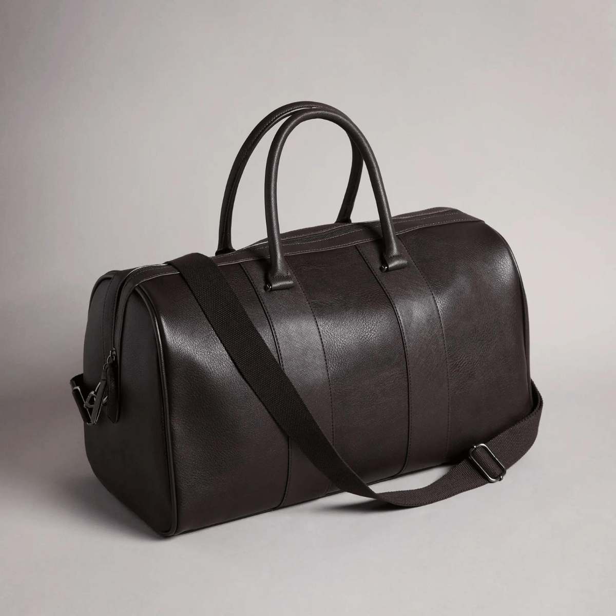 Ted Baker Evyday Holdall Bag in Brown and Tan Mens Suit Warehouse Melbourne