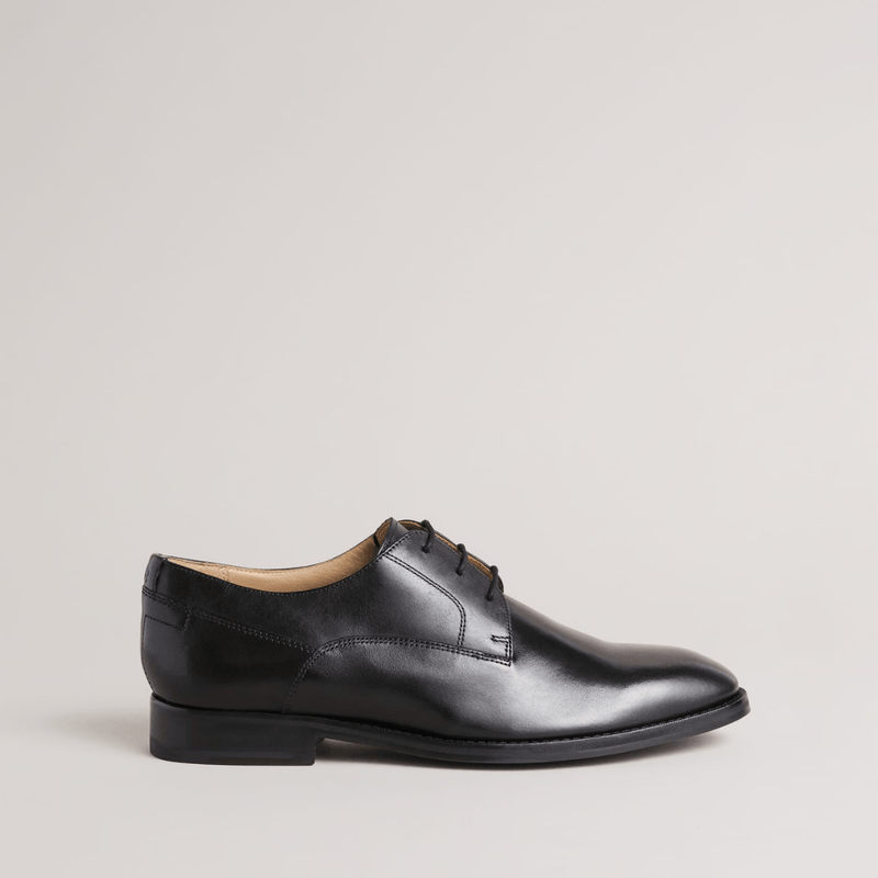 Ted Baker Kampten Mens Formal Leather Derby Shoes in Black