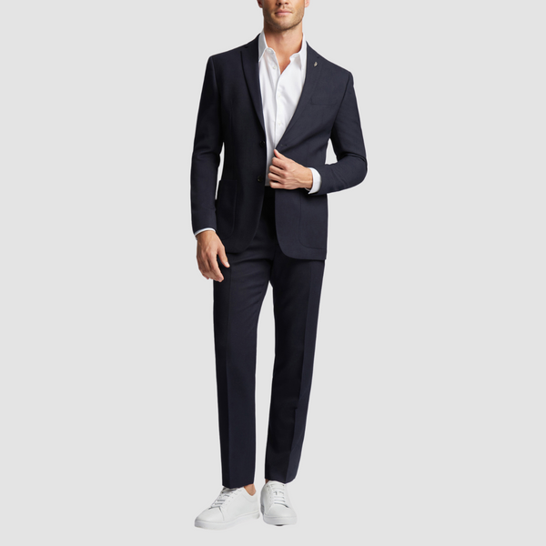 Front view of the Ted Baker Mens Slim Fit Kepler Suit in Navy