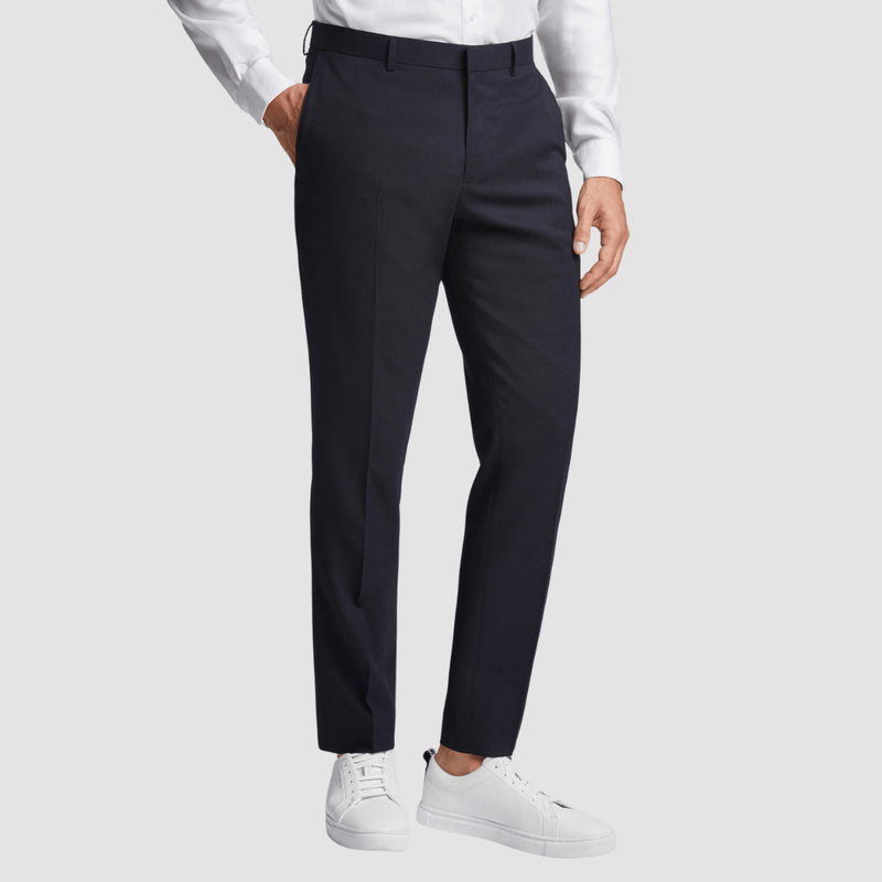 Tailored trousers of the Ted Baker Mens Slim Fit Kepler Suit in Navy