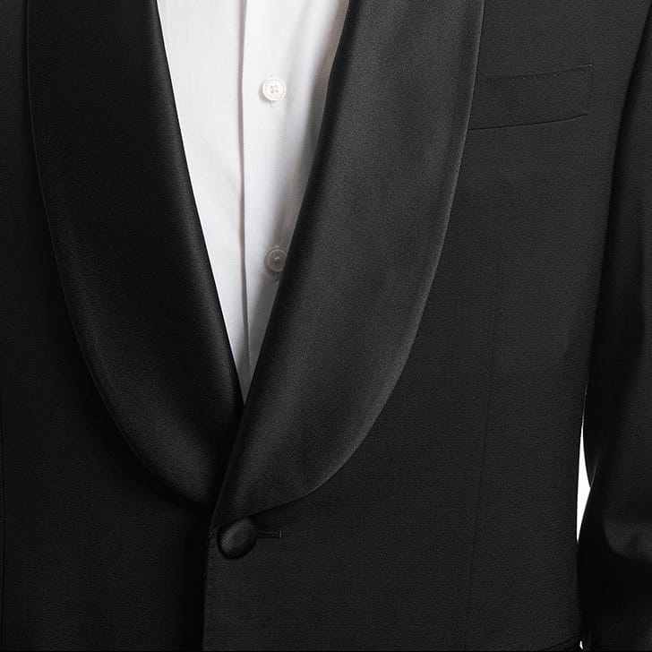 Ted Baker Saatchi Tuxedo in Black, crafted from premium Merino wool for a sleek, modern look.