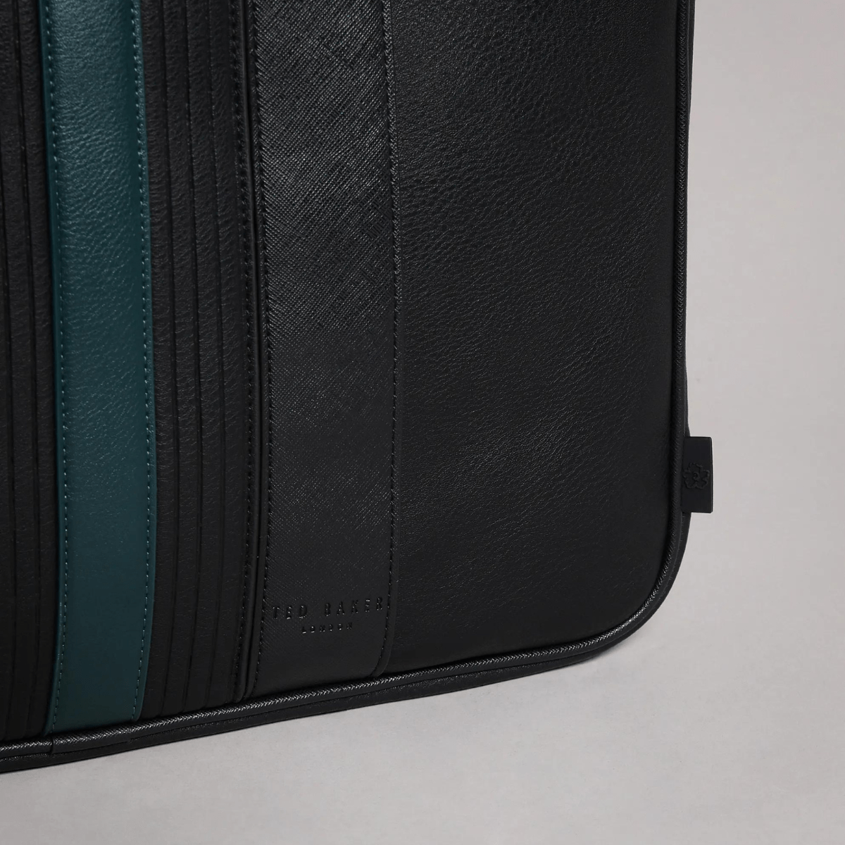Ted Baker Nevver Document Bag in Black Leather