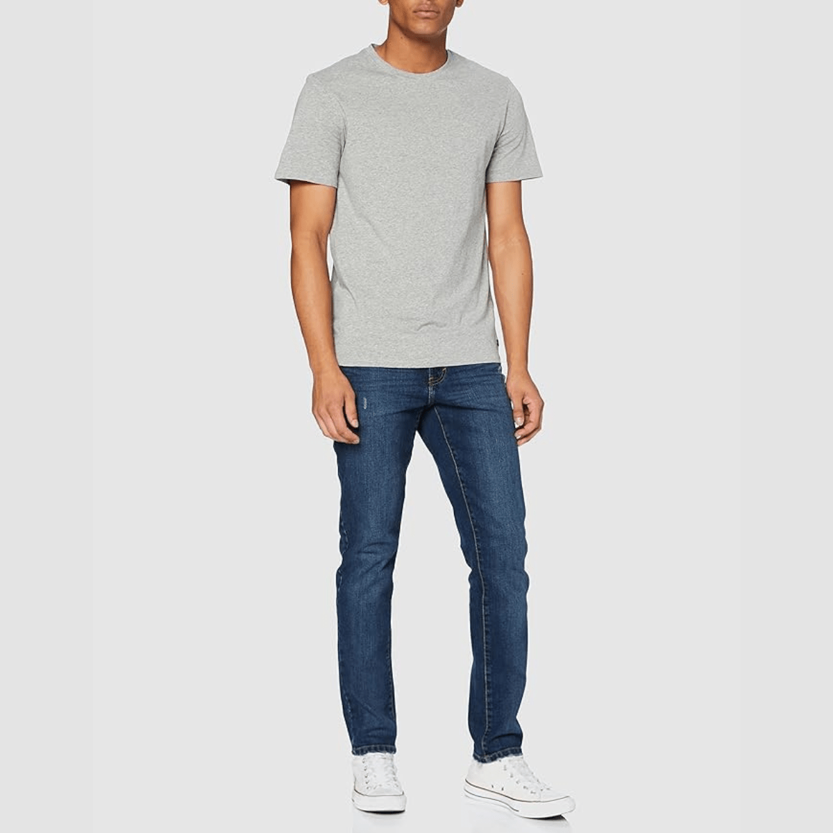 Ted Baker Men's 3-Pack Crew Neck T-Shirts – Black, Light Grey, White, Soft Cotton Blend