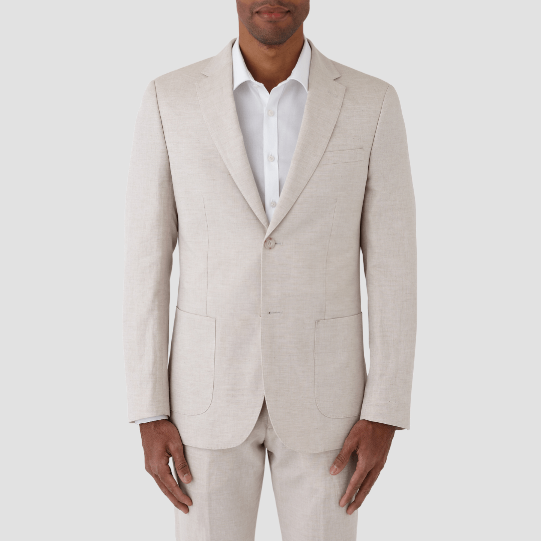 Uberstone Slim Fit Tyson Suit in Beige Sand – Mens Suit Warehouse ...