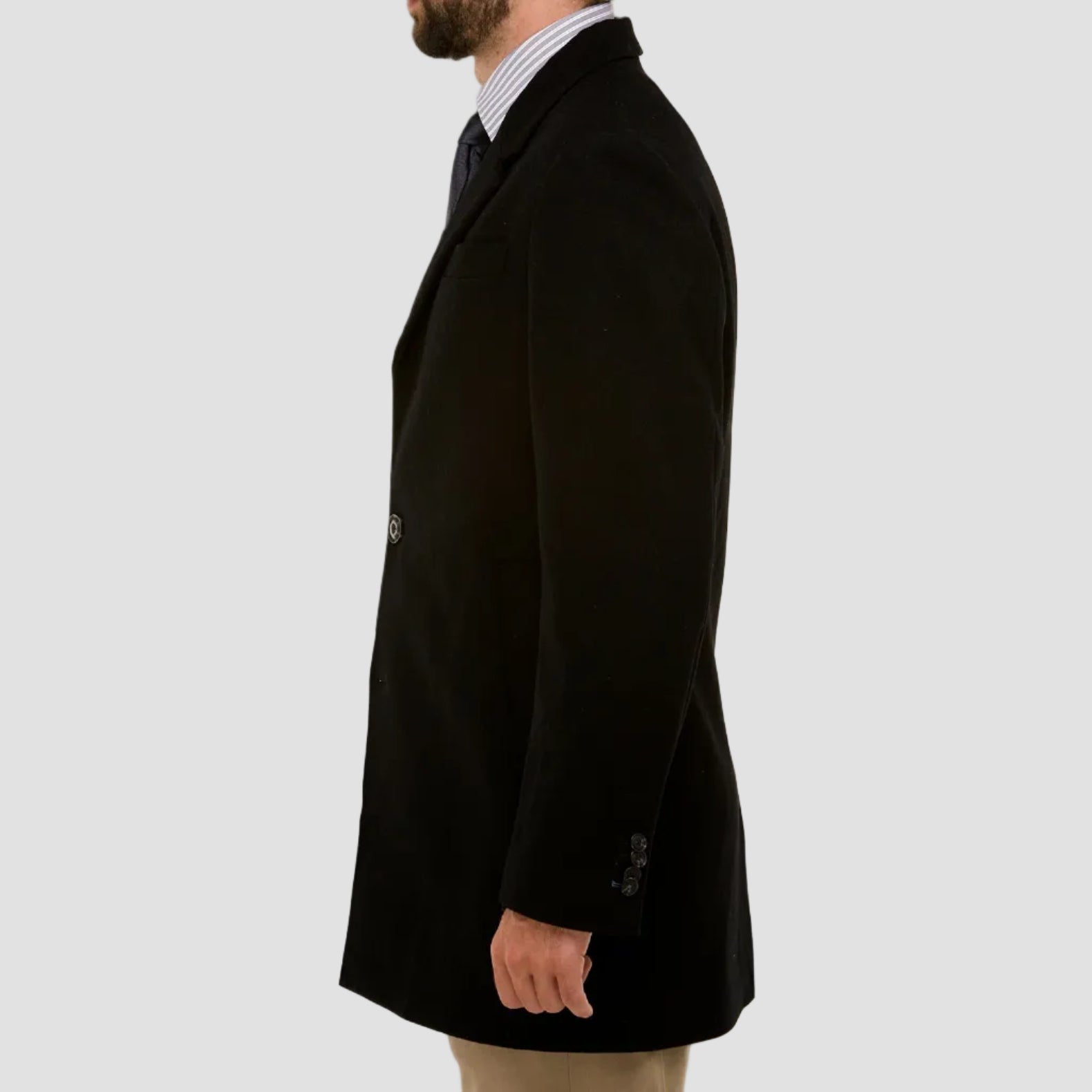 Brooksfield Wool Blend Short Overcoat