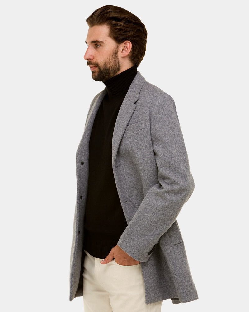 Brooksfield Wool Blend Short Overcoat